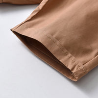 Load image into Gallery viewer, 2 Pieces Set Baby Kid Boys Dressy Checked Bow Shirts And Solid Color Rompers Wholesale 220620530
