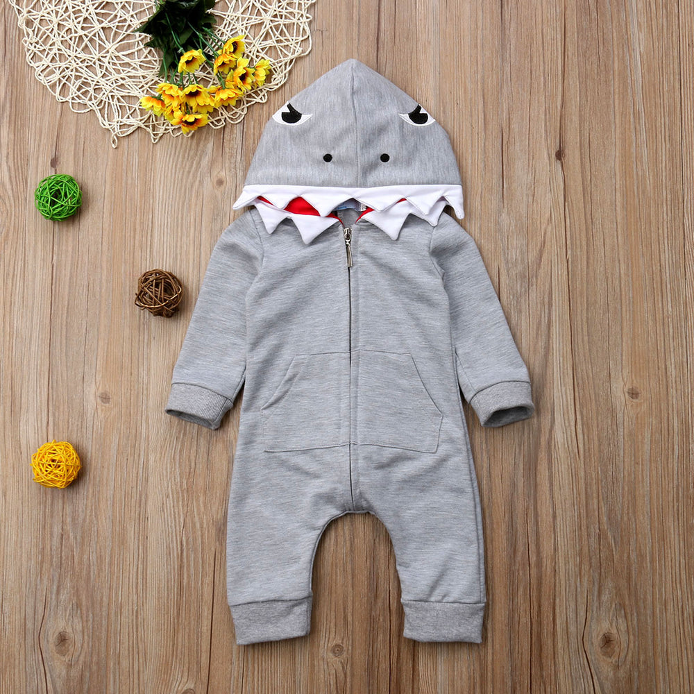 Baby Boys Dinosaur Cartoon Jumpsuits Wholesale 22062064