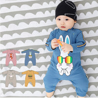 Load image into Gallery viewer, Baby Unisex Animals Cartoon Print Jumpsuits Wholesale 22062068
