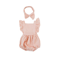 Load image into Gallery viewer, Baby Girls Solid Color Rompers Accessories Headwear Wholesale 22062206
