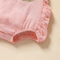 Load image into Gallery viewer, Baby Girls Letters Print Halloween Rompers Wholesale 220622103
