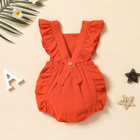 Load image into Gallery viewer, Baby Girls Letters Print Halloween Rompers Wholesale 220622103
