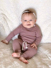 Load image into Gallery viewer, 2 Pieces Set Baby Unisex Solid Color Tops And Pants Wholesale 220622125
