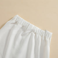 Load image into Gallery viewer, 2 Pieces Set Baby Kid Girls Solid Color Tops And Skirts Wholesale 220622145
