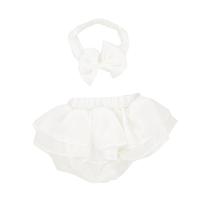 Baby Girls Solid Color Bow Shorts Accessories Headwear Wholesale 22062217