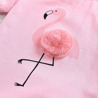 Load image into Gallery viewer, 2 Pieces Set Baby Kid Girls Flamingo Print T-Shirts And Skirts Wholesale 22062225
