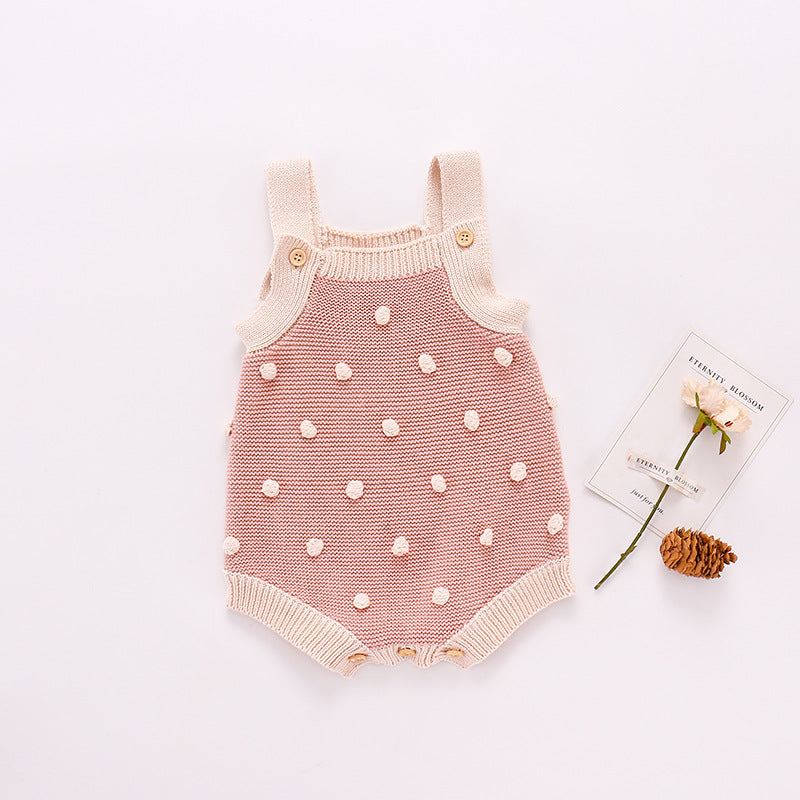 Baby Girls Crochet Rompers Wholesale 22062239