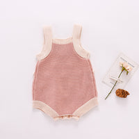 Load image into Gallery viewer, Baby Girls Crochet Rompers Wholesale 22062239
