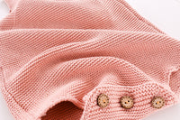 Load image into Gallery viewer, Baby Girls Flower Crochet Rompers Wholesale 22062240
