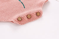 Load image into Gallery viewer, Baby Girls Flower Crochet Rompers Wholesale 22062240
