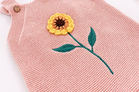 Load image into Gallery viewer, Baby Girls Flower Crochet Rompers Wholesale 22062240
