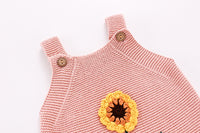 Load image into Gallery viewer, Baby Girls Flower Crochet Rompers Wholesale 22062240
