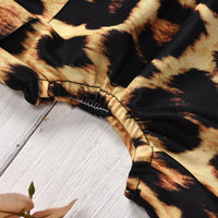 Load image into Gallery viewer, Baby Kid Girls Leopard print Swimwears  rompers Wholesale22062253
