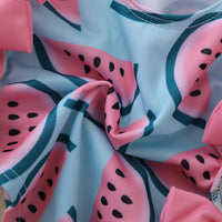 Load image into Gallery viewer, Baby Kid Girls Fruit Bow Print Swimwears Wholesale 22062264
