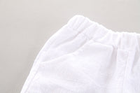 Load image into Gallery viewer, 2 Pieces Set Baby Kid Boys Tropical Shirts And Solid Color Shorts Wholesale 22062277
