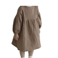 Load image into Gallery viewer, Baby Kid Girls Solid Color Dresses Wholesale 22062285
