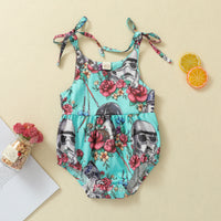 Load image into Gallery viewer, Baby Girls Flower Print Rompers Wholesale 22062287
