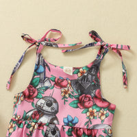 Load image into Gallery viewer, Baby Girls Flower Print Rompers Wholesale 22062287
