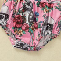 Load image into Gallery viewer, Baby Girls Flower Print Rompers Wholesale 22062287

