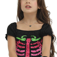 Load image into Gallery viewer, 2 Pieces Set Girls Halloween Rainbow Print Dresses And Pants Wholesale 22062711
