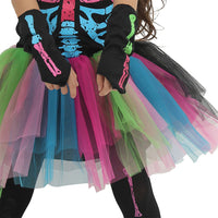 Load image into Gallery viewer, 2 Pieces Set Girls Halloween Rainbow Print Dresses And Pants Wholesale 22062711
