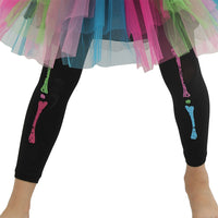 Load image into Gallery viewer, 2 Pieces Set Girls Halloween Rainbow Print Dresses And Pants Wholesale 22062711
