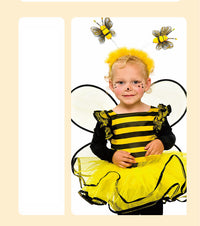 Load image into Gallery viewer, Girls Striped Cartoon Party Dresses Wholesale 22062722
