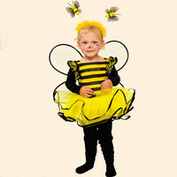 Load image into Gallery viewer, Girls Striped Cartoon Party Dresses Wholesale 22062722
