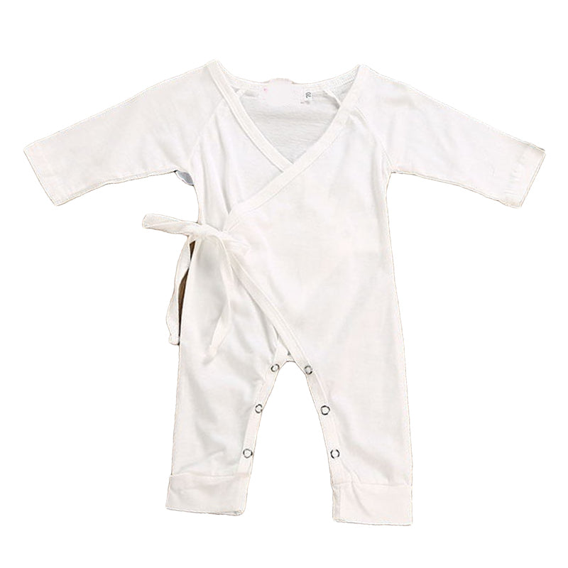 Baby Unisex Solid Color Jumpsuits Wholesale 22063010