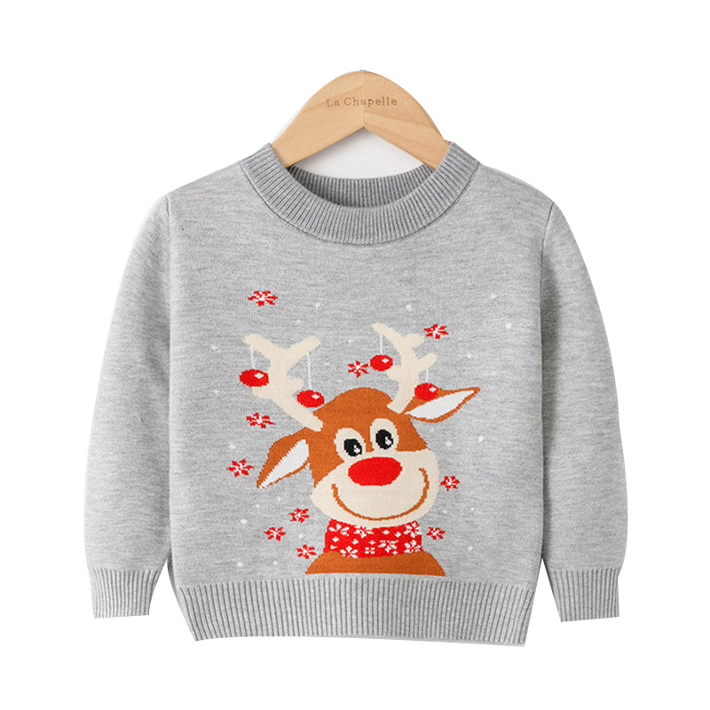 Kid Unisex Cartoon Crochet Christmas Sweaters Wholesale 220630136