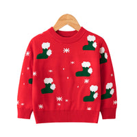Load image into Gallery viewer, Kid Unisex Cartoon Crochet Christmas Sweaters Wholesale 220630136
