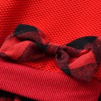Load image into Gallery viewer, Baby Kid Girls Checked Bow Dresses Wholesale 220630142
