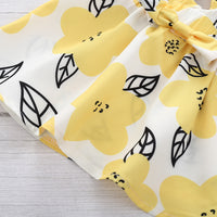 Load image into Gallery viewer, 2 Pieces Set Baby Girls Letters Print Tops And Flower Dresses Wholesale 069112108
