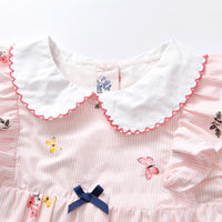 Load image into Gallery viewer, 2 Pieces Set Baby Girls Flower Print Tops And Pants Wholesale 22063090
