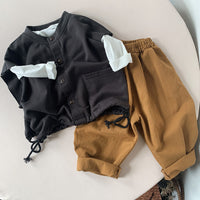 Load image into Gallery viewer, Baby Kid Boys Solid Color Pants Wholesale 220701185
