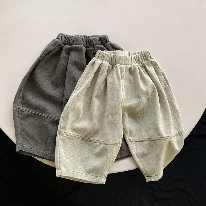 Baby Kid Boys Solid Color Pants Wholesale 220701205