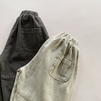 Load image into Gallery viewer, Baby Kid Boys Solid Color Pants Wholesale 220701205
