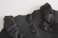 Load image into Gallery viewer, Baby Kid Girls Solid Color Crochet Sweaters Dresses Wholesale 22070123
