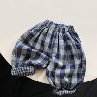 Load image into Gallery viewer, Baby Kid Unisex Checked Pants Wholesale 220701235
