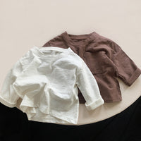 Load image into Gallery viewer, Baby Kid Unisex Solid Color Tops Wholesale 220701248
