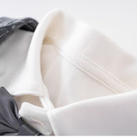 Load image into Gallery viewer, 3 Pieces Set Baby Kid Boys Birthday Party Bow Shirts Solid Color Striped Vests Waistcoats And Pants Wholesale 22070178
