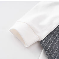 Load image into Gallery viewer, 3 Pieces Set Baby Kid Boys Birthday Party Bow Shirts Solid Color Striped Vests Waistcoats And Pants Wholesale 22070178
