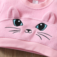 Load image into Gallery viewer, Baby Kid Girls Animals Cartoon Embroidered Hoodies&amp;Swearshirts Wholesale 220705123
