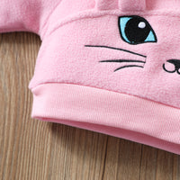 Load image into Gallery viewer, Baby Kid Girls Animals Cartoon Embroidered Hoodies&amp;Swearshirts Wholesale 220705123
