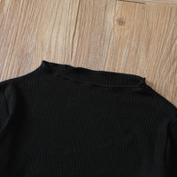 Load image into Gallery viewer, 2 Pieces Set Baby Kid Girls Solid Color Tops And Checked Dresses Wholesale 220705127
