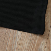 Load image into Gallery viewer, 2 Pieces Set Baby Kid Girls Solid Color Tops And Checked Dresses Wholesale 220705127
