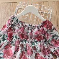 Load image into Gallery viewer, Baby Kid Girls Flower Print Dresses Wholesale 220705137
