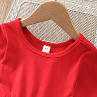 Load image into Gallery viewer, Baby Kid Girls Love heart Print Valentine&#39;s Day Dresses Wholesale 220705146
