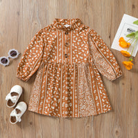 Load image into Gallery viewer, Baby Kid Girls Flower Print Dresses Wholesale 220705169
