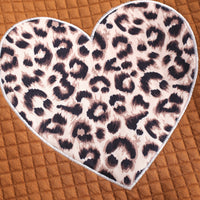 Load image into Gallery viewer, 2 Pieces Set Baby Kid Girls Love heart Checked Tops And Leopard Pants Wholesale 220705229
